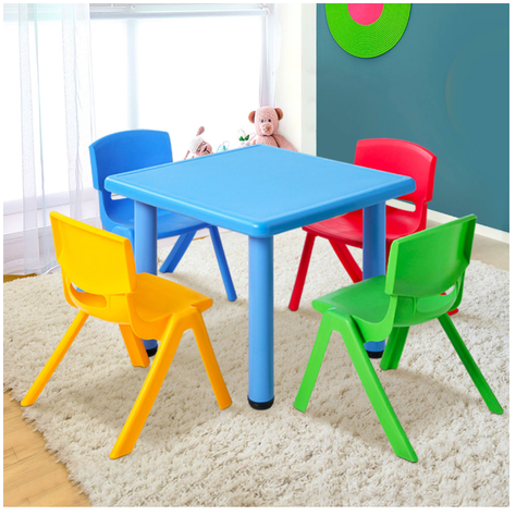 Juego de 2 Sillas Para Niños Multicolor-3