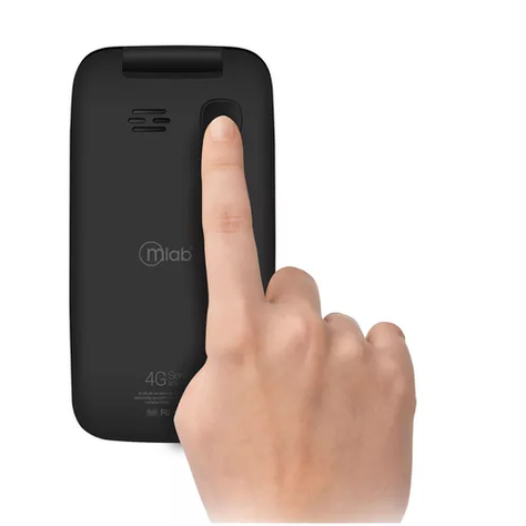 Teléfono Senior 4G Almeja Negro Mlad Incluye SIM Card-3