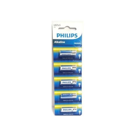 Pila Para Control Philips A27 Pack De 5 Unidades-1