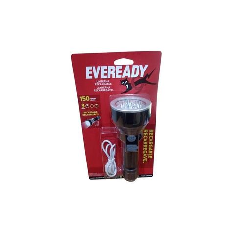 Linterna Eveready Led Recargable USB 150 Lúmenes EVRVPHHL4-0