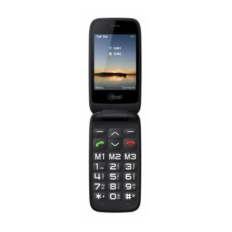 Celular Básico Microlab Modelo 09338 Incluye Sim Card De Regalo-1