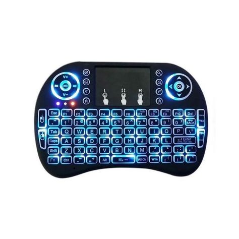 Mini Teclado Inalámbrico Smart TV Modelo Backlit Luz -1