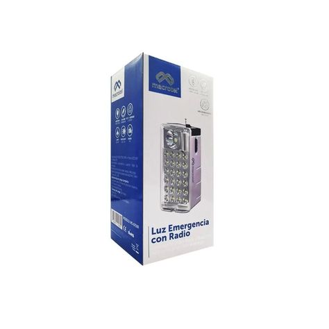 Lámpara Macrotel Recargable 24 Leds 6w MS-6750-1