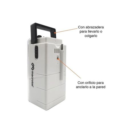 Lámpara Macrotel Recargable 24 Leds 6w MS-6750-2