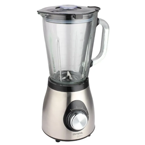Licuadora De Pie Aiwa Acero Inoxidable 1.5L 500w -1