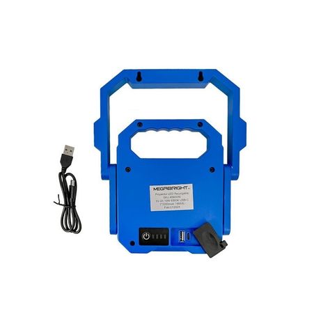 Proyector Led Recargable Megabright 4060030 USB/USB-C 10W Blanco Frío 6500K-3