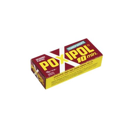 Poxipol Transparente 10 Minutos Adhesivo Instantáneo 8 gr/ 7ml -2
