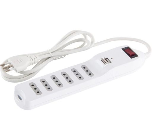 Alargador Extension Macrotel 1.5 Metros Color Blanco ME-3706-1