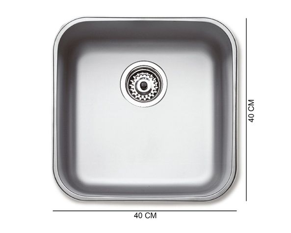 Lavaplatos bajo encimera BE 4040 inox Teka-2