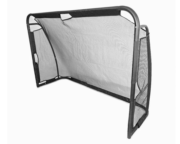 Arco fútbol acero galvanizado negro-1