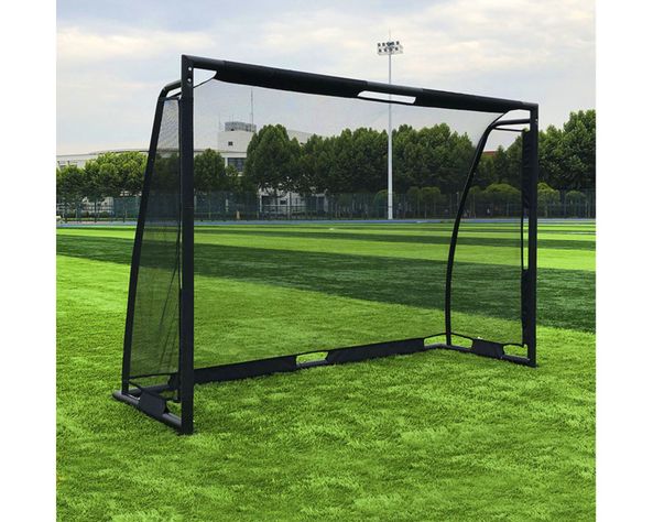 Arco fútbol acero galvanizado negro-2