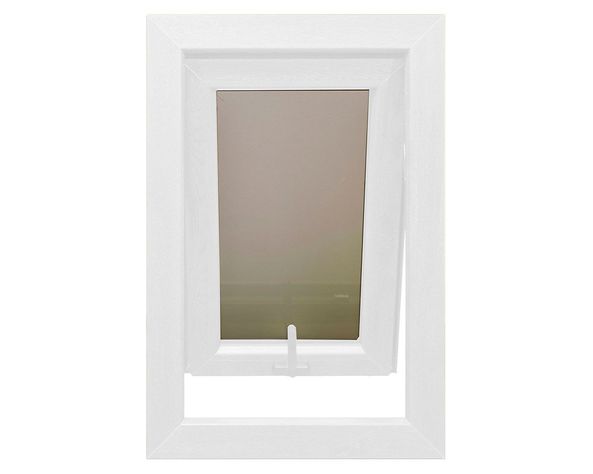 Ventana PVC 50x50 cm Termopanel Proyectante Premium Blanca Crown Glass-2
