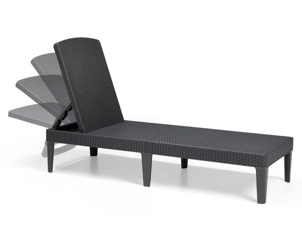 Reposera Jaipur gris oscuro Keter-1