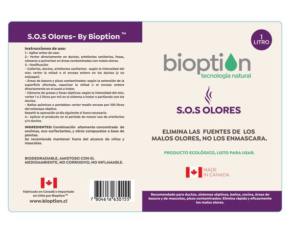Neutralizador de olores 1 litro Bioption-3