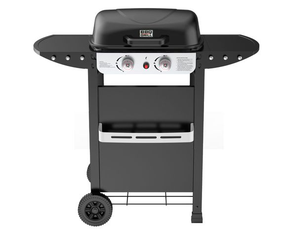 Parrilla gas Denver Pro 100 cm 2 quemadores-0