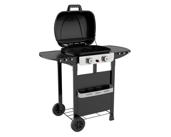 Parrilla gas Denver Pro 100 cm 2 quemadores-3
