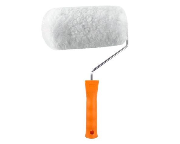 Rodillo 18 cm Chiporro pelo largo natural blanco-0