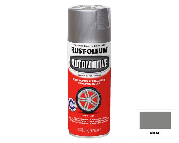 Pintura spray 408 ml Wheel acero Rust-Oleum-0
