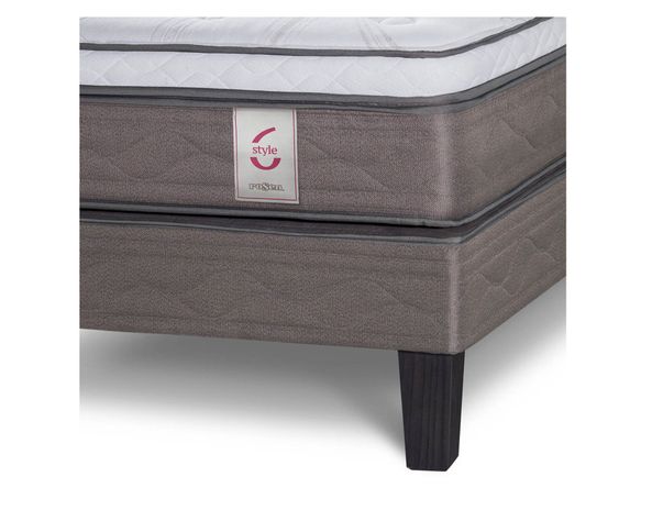 Cama europea 1.5 plazas New Style 6 + set Ferrara Rosen-2