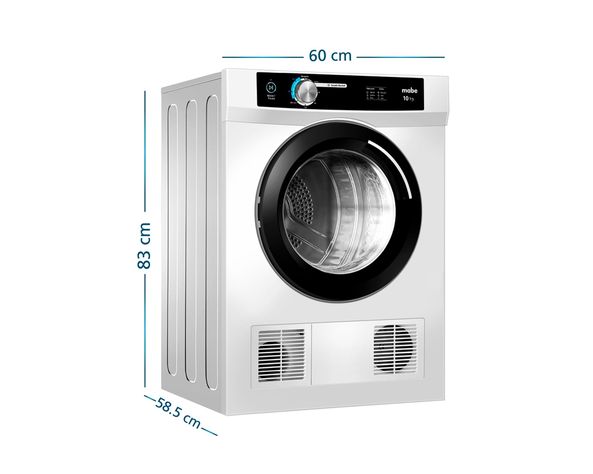 Secadora eléctrica Sem010VBCL0 frontal 10 kg blanco-4