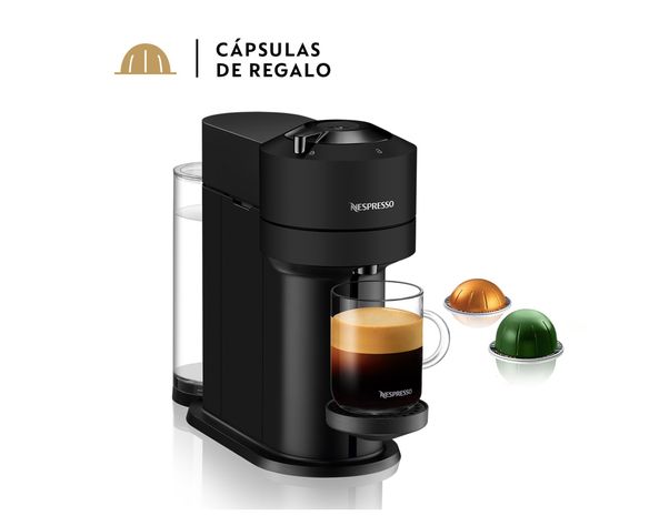 Cafetera 1.1 litros Vertuo Next negro mate Nespresso.-0