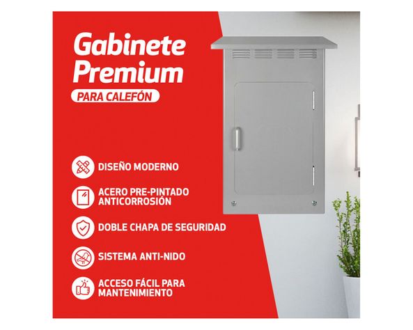 Gabinete calefón Premium gris 82.3x46x27.9 cm-1