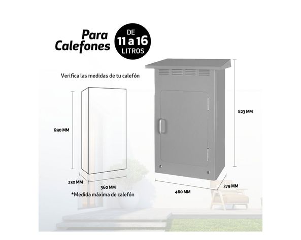 Gabinete calefón Premium gris 82.3x46x27.9 cm-2