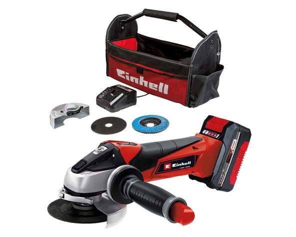 Esmeril angular 115 mm 18V TE-AG 18/115 Li + Batería 4.0 Ah-0