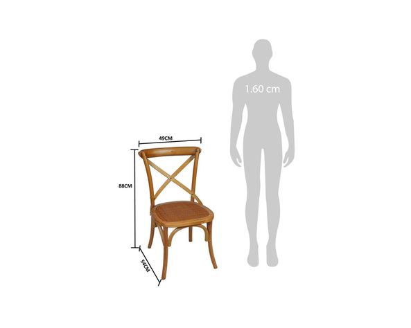 Silla Rustic 2.0 natural 88x49x54 cm-5