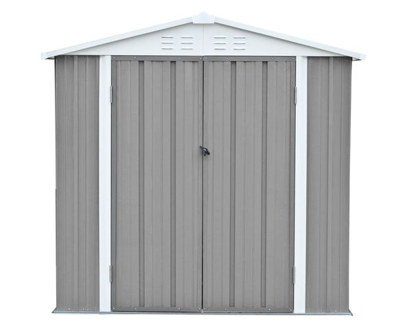 Bodega jardín 212x198x126 cm Homeshed gris El Barco.-1