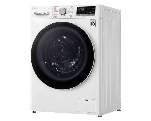 Lavadora secadora 10,5/6 kg WD10WVC4S6 blanco LG-2
