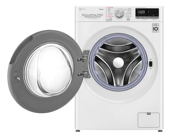 Lavadora secadora 10,5/6 kg WD10WVC4S6 blanco LG-6