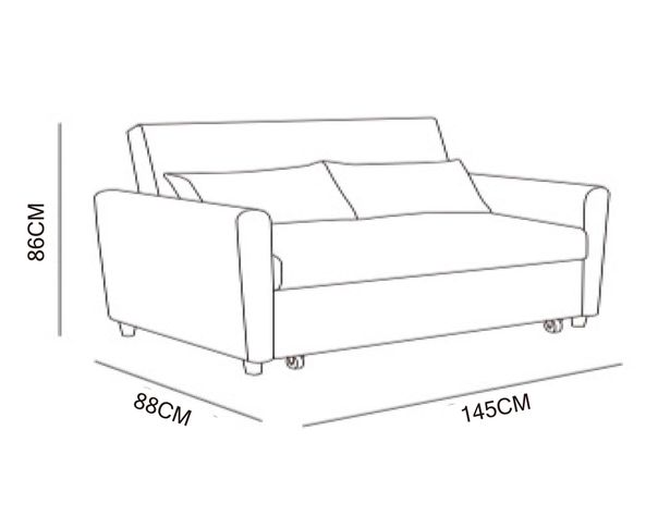 Sofá cama Murray azul M+Design-4