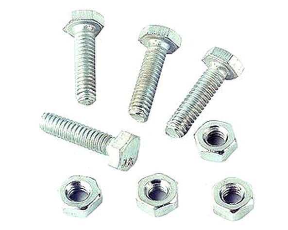 Perno hexagonal g2 con tuerca zb. 1/4'' x 1''. Easy Fix-0