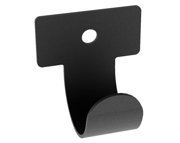 Percha Classic 1 acero negro Ducasse-0