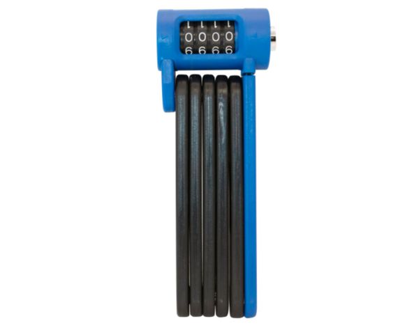 Candado plegable K1200CP azul/negro-2
