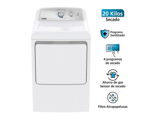 Secadora a gas SMG26N5MNBCL1 carga frontal 20 kg blanco-2