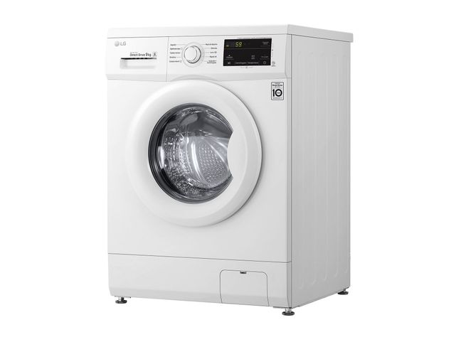 Lavadora carga frontal 9 kg WM9WE6 blanco LG-2