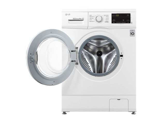 Lavadora carga frontal 9 kg WM9WE6 blanco LG-5