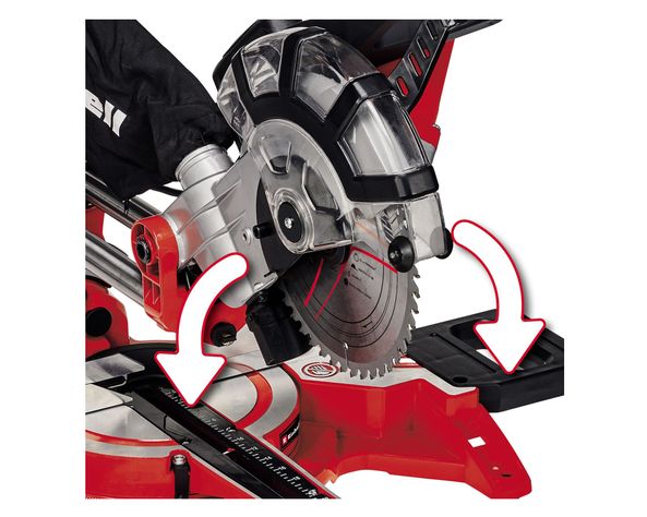 Ingleteadora telescópica 8'' 1500W TC-SM 2131/2 Dual Einhell-4