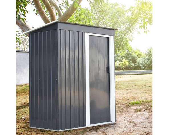 Bodega jardín 181x162x86 cm R5915 gris-1
