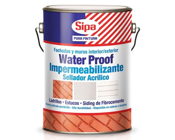 Primer 1 galón WaterProof transparente semi brillante Sipa-0
