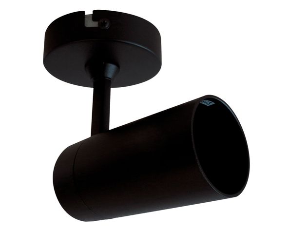 Foco 1L GU10 Arsis negro ByP-0