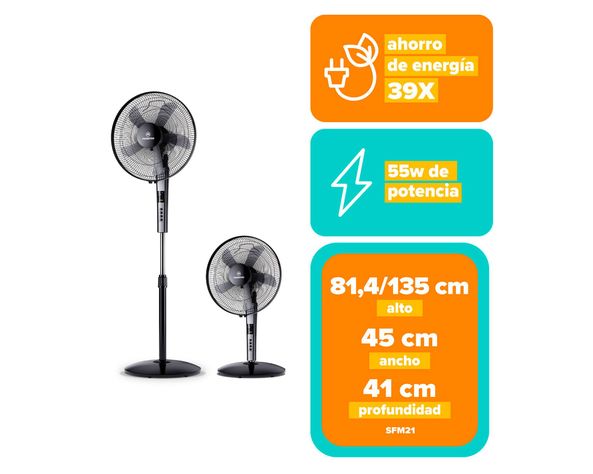 Ventilador de pie 2 en 1 SFM21 55W-5