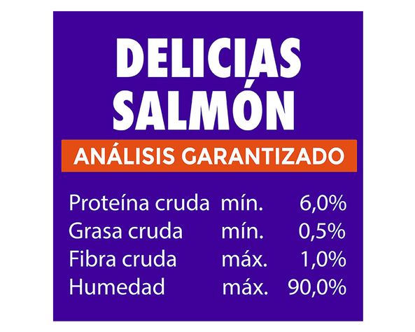 Snack gato 56 gr Delicias salmón Champion Cat.-1