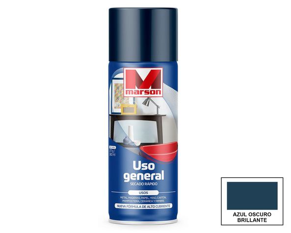 Pintura spray Secado rápido azul oscuro Marson-0