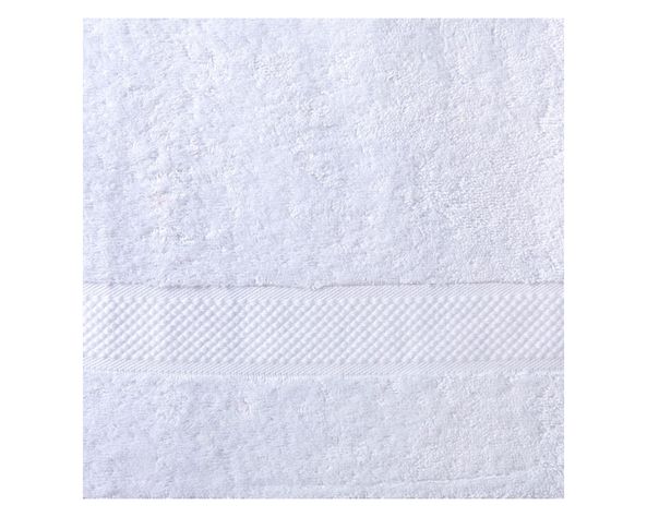 Set toalla mediana 45x90 cm + Toalla grande 70x140 cm blanco-2