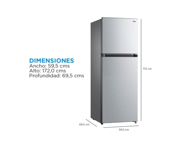 Refrigerador Top Mount no frost 338 litros MDRT489MTE50 silver-4