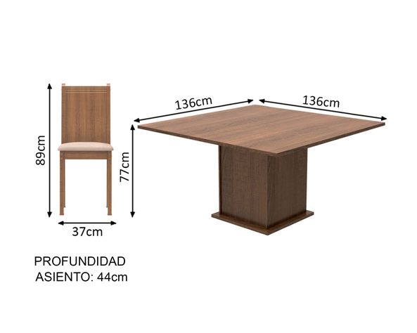 Comedor 8 sillas Clarice-3