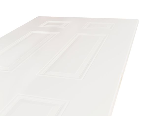 Puerta Metálica Sinfonía Blanca 90x200 cm Masonite-2